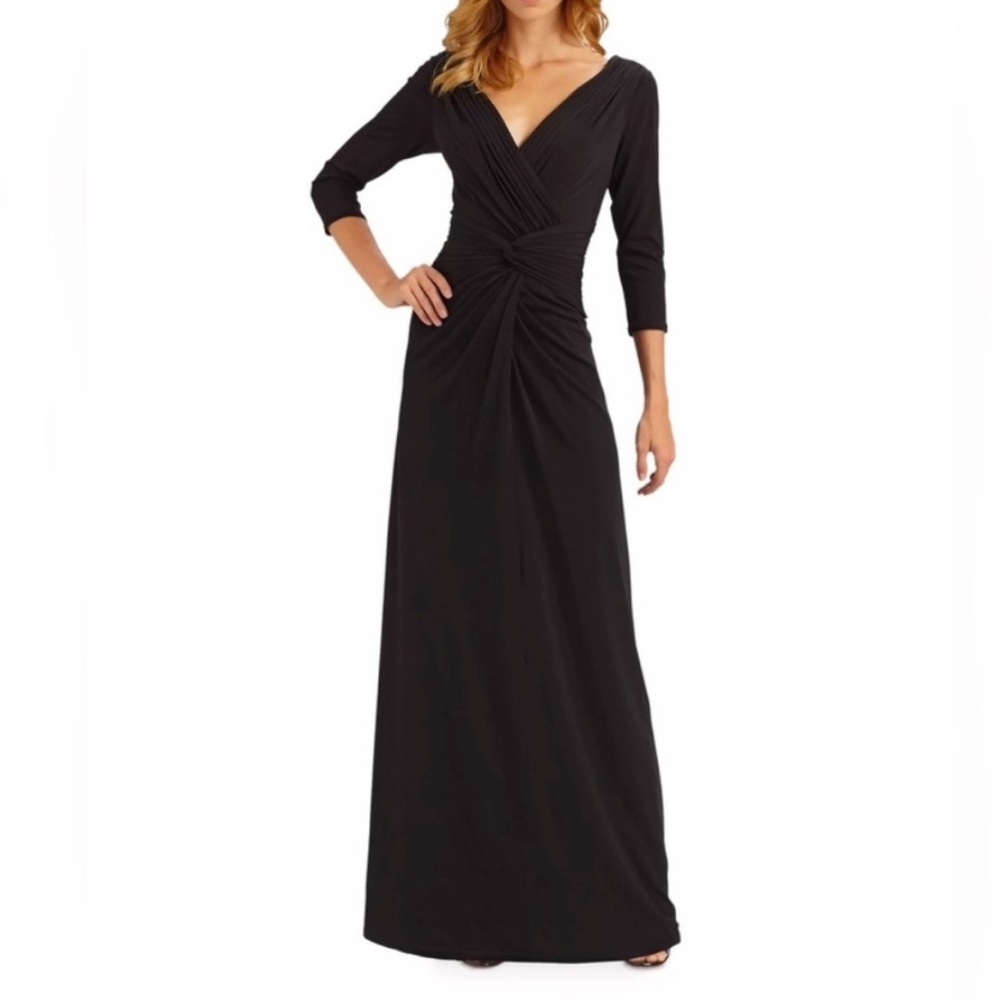 Gorgeous Tadashi Shoji Elegant Formal Black Gown Dress